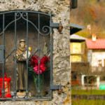 Particolare della statua di Sant'Antonio