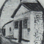 Un dipinto di Vittorio Urbano che riprodce la maine prima della sua demolizione