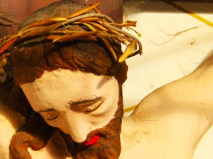 Dettaglio del Cristo in croce