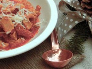 Piatto di trippe in umido