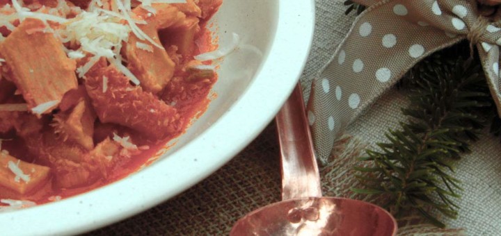 Piatto di trippe in umido