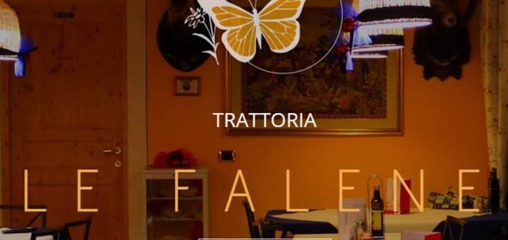 Sito web Trattoria Le Falene