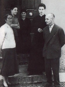 Caterina De Marchi insieme ai famigliari