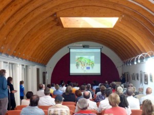 La presentazione vera e propria del sito presso la Galleria d'Arte.