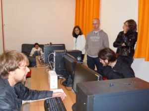 Non mancavano certo i momenti di tranquillità tra un compito e l'altro...