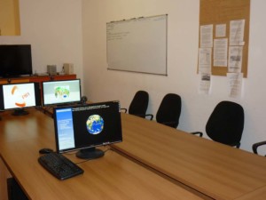 La sala informatica a lavori ultimati...