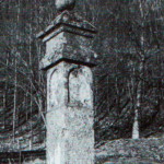 Fotografia storica del cippo