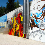 Il murales al completo