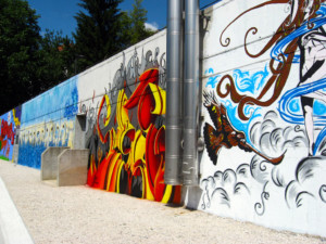 Il murales al completo