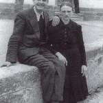 Fine anni '30 - Elio Craighero "dal Codet" e la moglie Elia Lazzara "di Sat"