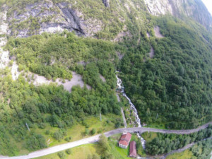 Veduta aerea della centrale idroelettrica del fontanone