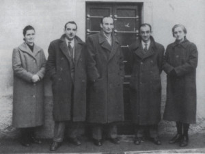 I fratelli Lazzara: da sinistra Emma, Basilio, Vittorio, Pietro e Rosa