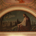 Pala altare maggiore chiesa Sant'Agnese a Treppo Carnico "Gesu nell'orto ulivi"