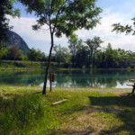 Uno scorcio del laghetto di gara