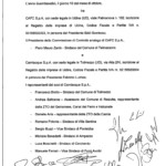 Prima pagina della lettera di intenti tra CAFC, Carniacque ed i rappresentati dei suoi soci