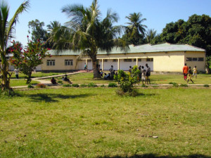 Uno dei dormitori realizzati in mozambico