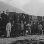 1918 - Inaugurazione linea ferroviaria Tolmezzo - Paluzza