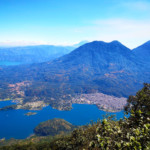 Panorama su Santiago e gli altri vulcani limitrofi