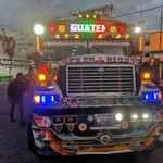 Il mezzo usato per il viaggio in Messico. Un ex scuolabus americano.