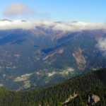 Le località di Murzalis e Tausia dal monte Tersadia