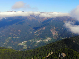 Le località di Murzalis e Tausia dal monte Tersadia
