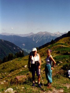 Angelo e Dina erano la coppia fissa di tutte le escursioni estive. Come non ricordarli in questa splendida foto?
