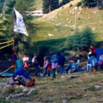 Sveglia all'alba dopo una notte in tenda...