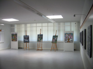 Lo spazio espositivo dei "villaggi della Carnia"