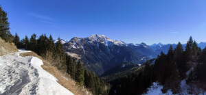 Il sentiero nei periodi invernali