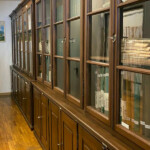 Armadio restaurato ospitante il vecchio archivio