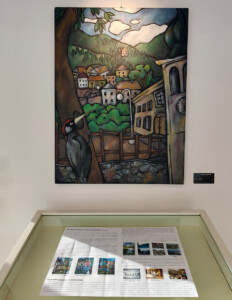 L'opera nella sua nuova casa...la Galleria De Cillia