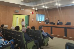 La sala durante la cerimonia...