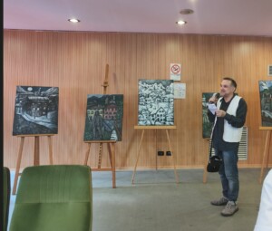 L'artista Francesco Rinoldi descrive le opere...